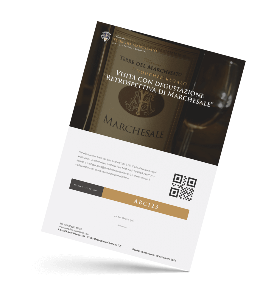 Visita con degustazione “Retrospettiva di Marchesale”