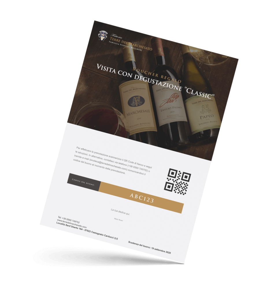 Visita con degustazione “Classic”